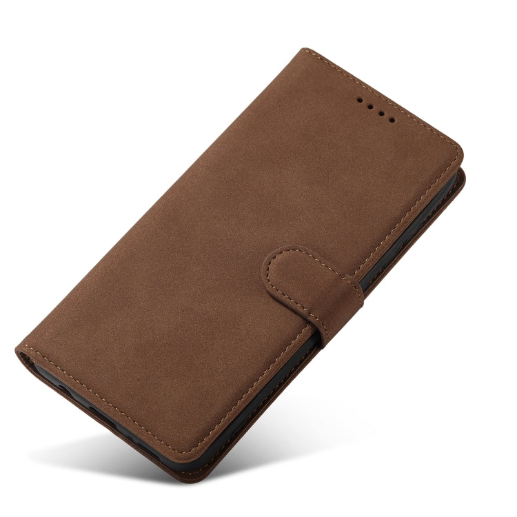 For Samsung Galaxy Note20 Frosted Anti-theft Brush Horizontal Flip Leather Case with Holder & Card Slots & Wallet