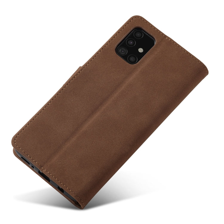For Samsung Galaxy Note20 Frosted Anti-theft Brush Horizontal Flip Leather Case with Holder & Card Slots & Wallet