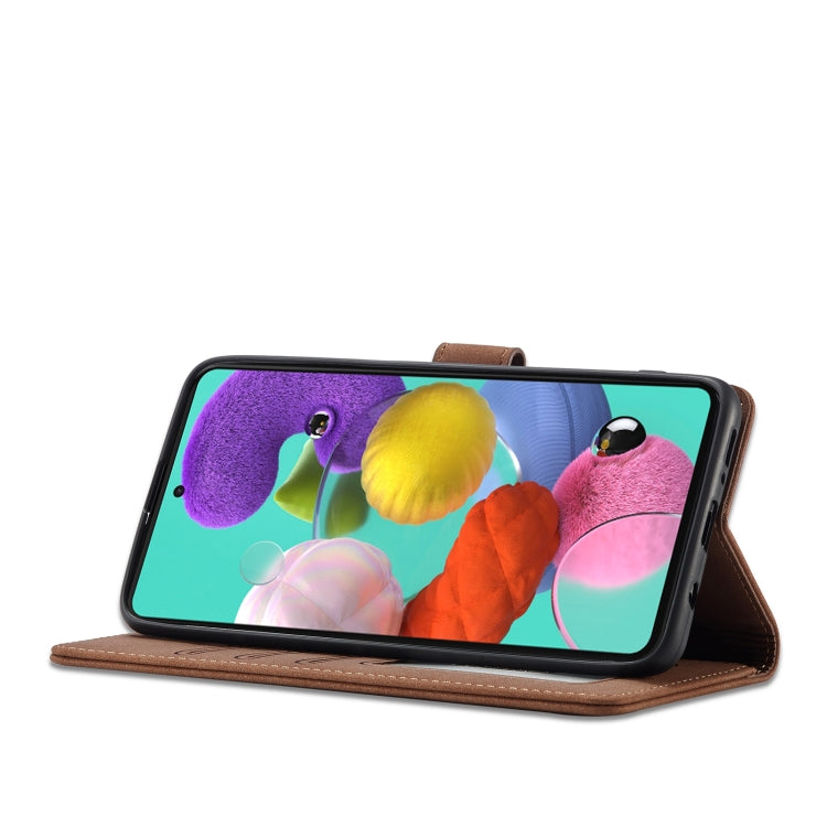 For Samsung Galaxy Note20 Frosted Anti-theft Brush Horizontal Flip Leather Case with Holder & Card Slots & Wallet