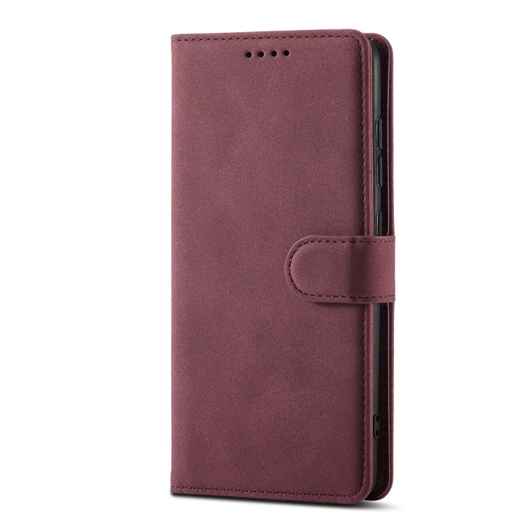 For Samsung Galaxy Note20 Frosted Anti-theft Brush Horizontal Flip Leather Case with Holder & Card Slots & Wallet
