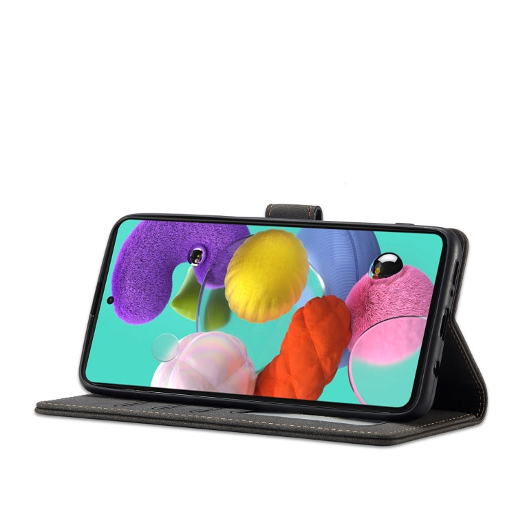 For Samsung Galaxy Note20 Frosted Anti-theft Brush Horizontal Flip Leather Case with Holder & Card Slots & Wallet