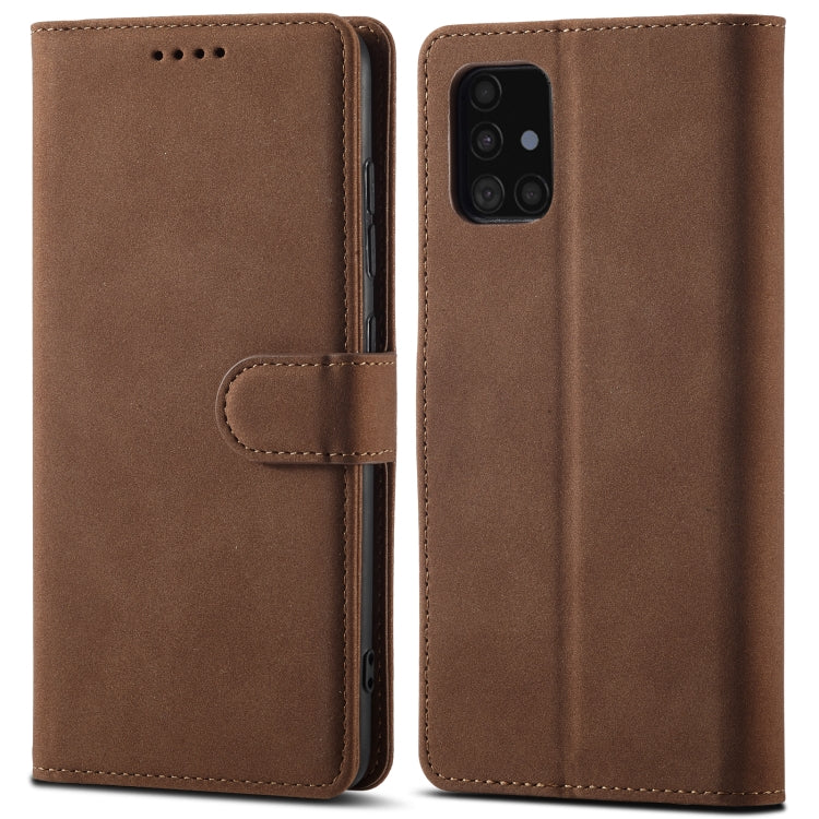 For Samsung Galaxy Note20 Ultra Frosted Anti-theft Brush Horizontal Flip Leather Case with Holder & Card Slots & Wallet