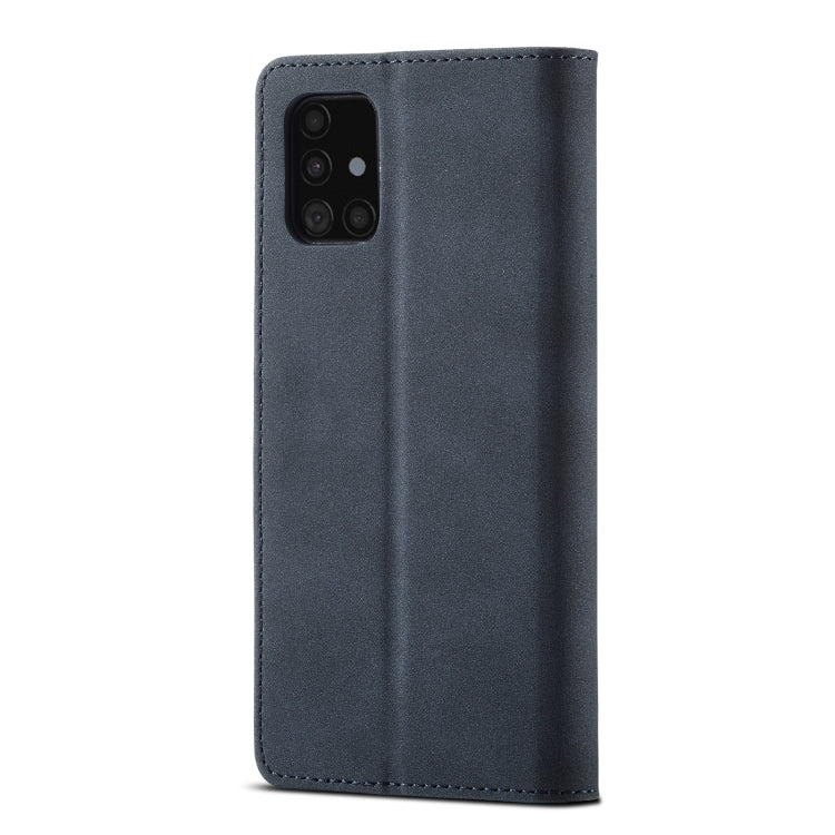 For Samsung Galaxy Note20 Ultra Frosted Anti-theft Brush Horizontal Flip Leather Case with Holder & Card Slots & Wallet