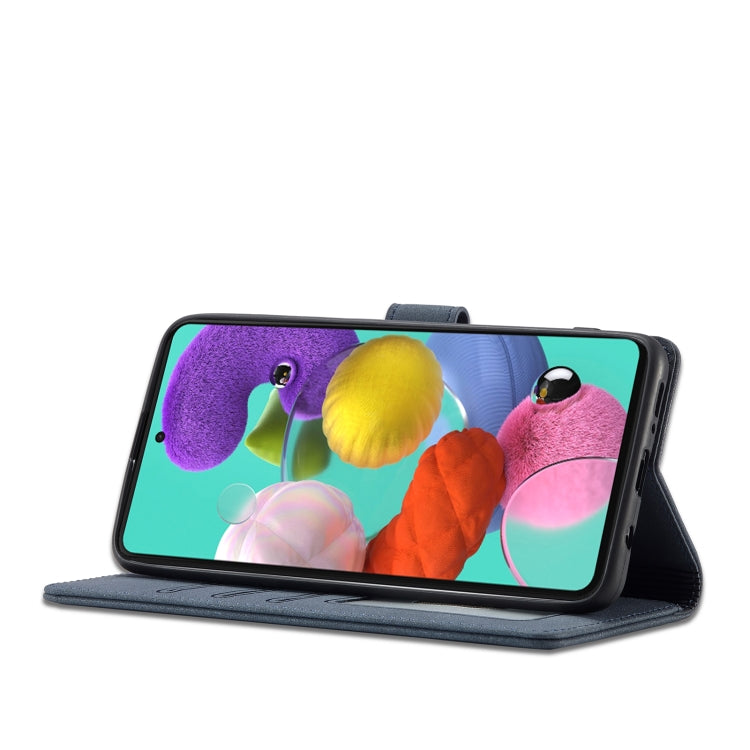 For Samsung Galaxy Note20 Ultra Frosted Anti-theft Brush Horizontal Flip Leather Case with Holder & Card Slots & Wallet