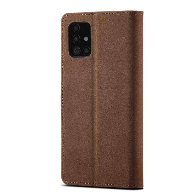 For Samsung Galaxy S20+ Frosted Anti-theft Brush Horizontal Flip Leather Case with Holder & Card Slots & Wallet