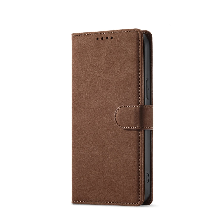 For iPhone 13 Pro Frosted Anti-theft Brush Horizontal Flip Leather Case with Holder & Card Slots & Wallet