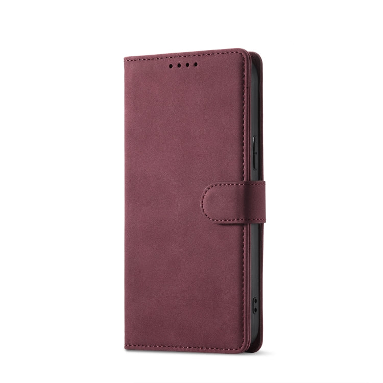 For iPhone 13 Pro Frosted Anti-theft Brush Horizontal Flip Leather Case with Holder & Card Slots & Wallet