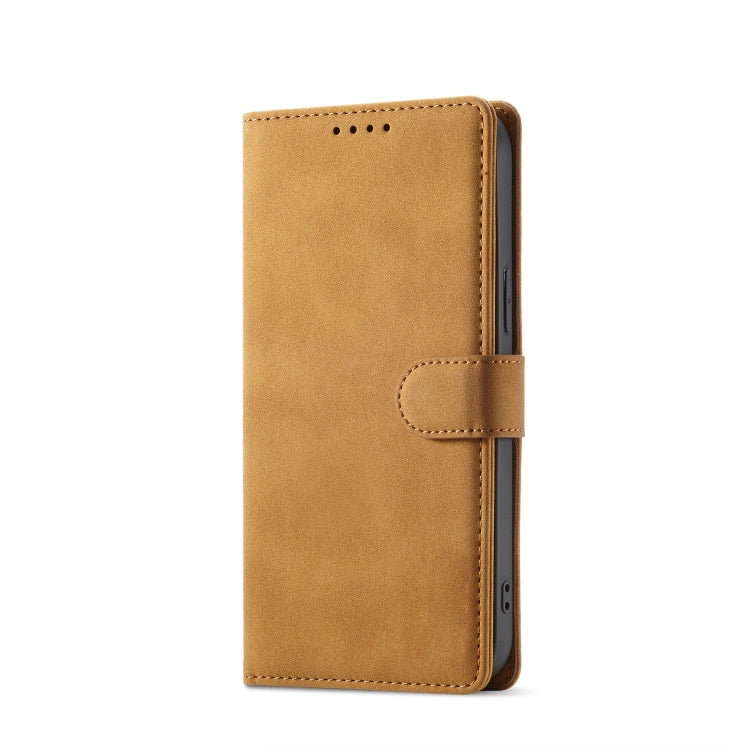 For iPhone 13 Frosted Anti-theft Brush Horizontal Flip Leather Case with Holder & Card Slots & Wallet
