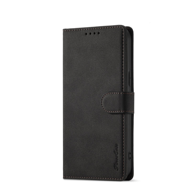 For iPhone 12 Pro Max Frosted Anti-theft Brush Horizontal Flip Leather Case with Holder & Card Slots & Wallet