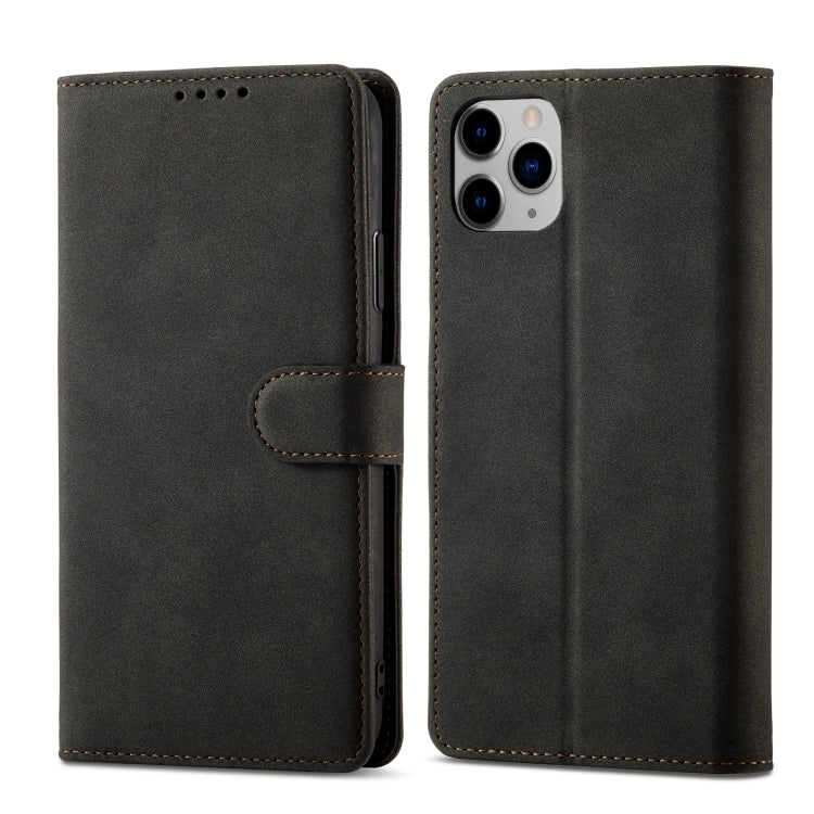 Frosted Anti-theft Brush Horizontal Flip Leather Case with Holder & Card Slots & Wallet For iPhone 11 Pro