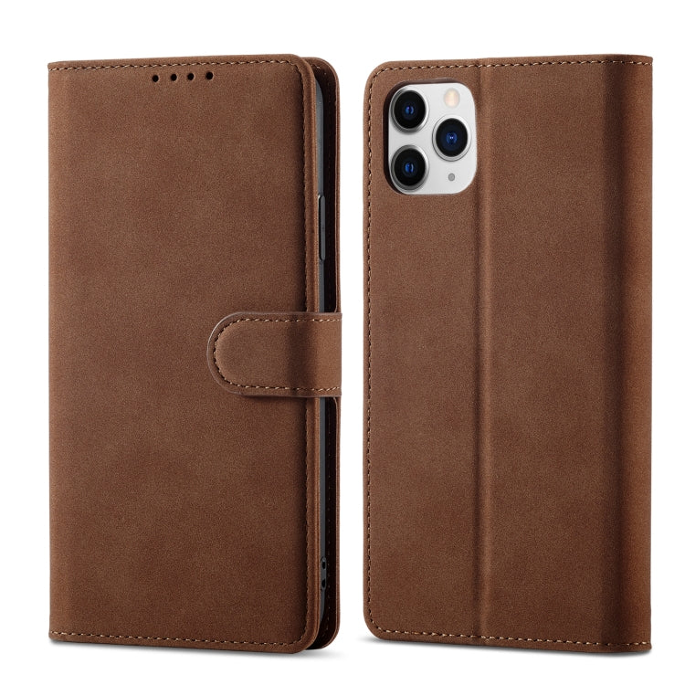 Frosted Anti-theft Brush Horizontal Flip Leather Case with Holder & Card Slots & Wallet For iPhone 11 Pro
