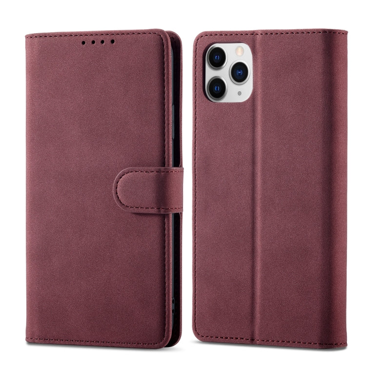 Frosted Anti-theft Brush Horizontal Flip Leather Case with Holder & Card Slots & Wallet For iPhone 11 Pro