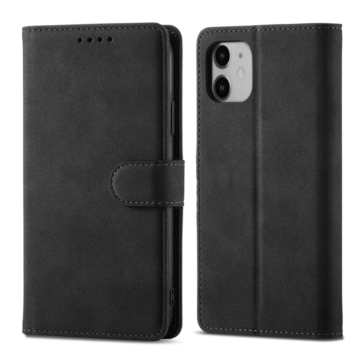 Frosted Anti-theft Brush Horizontal Flip Leather Case with Holder & Card Slots & Wallet For iPhone 11