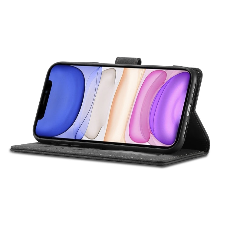 Frosted Anti-theft Brush Horizontal Flip Leather Case with Holder & Card Slots & Wallet For iPhone 11