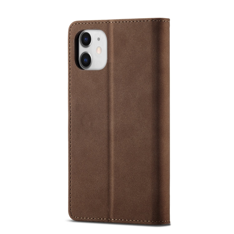 Frosted Anti-theft Brush Horizontal Flip Leather Case with Holder & Card Slots & Wallet For iPhone 11