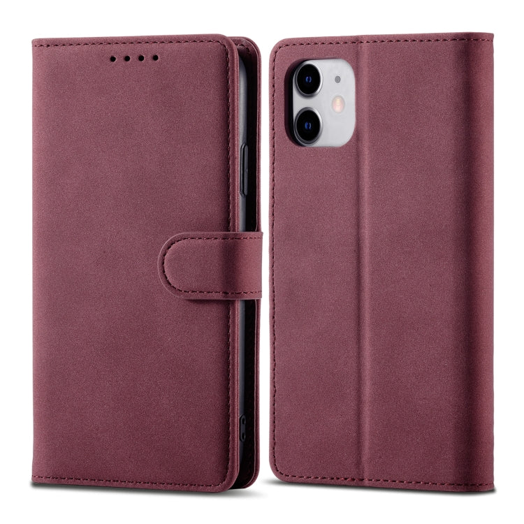 Frosted Anti-theft Brush Horizontal Flip Leather Case with Holder & Card Slots & Wallet For iPhone 11