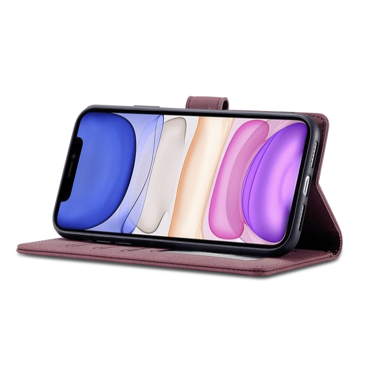 Frosted Anti-theft Brush Horizontal Flip Leather Case with Holder & Card Slots & Wallet For iPhone 11