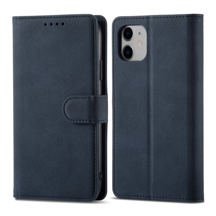 Frosted Anti-theft Brush Horizontal Flip Leather Case with Holder & Card Slots & Wallet For iPhone 11