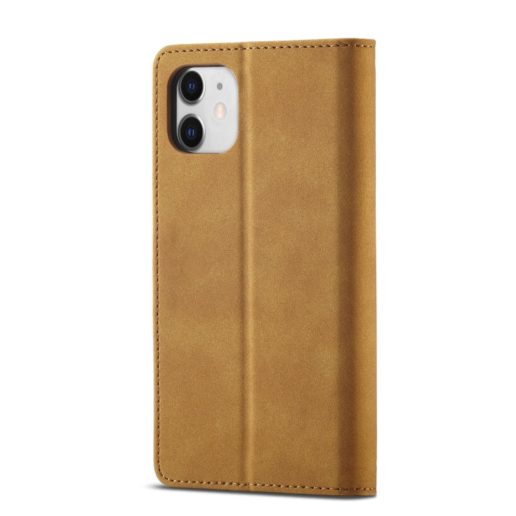 Frosted Anti-theft Brush Horizontal Flip Leather Case with Holder & Card Slots & Wallet For iPhone 11