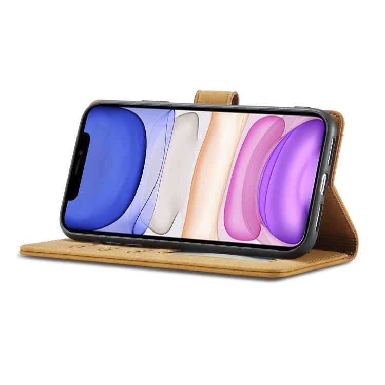 Frosted Anti-theft Brush Horizontal Flip Leather Case with Holder & Card Slots & Wallet For iPhone 11