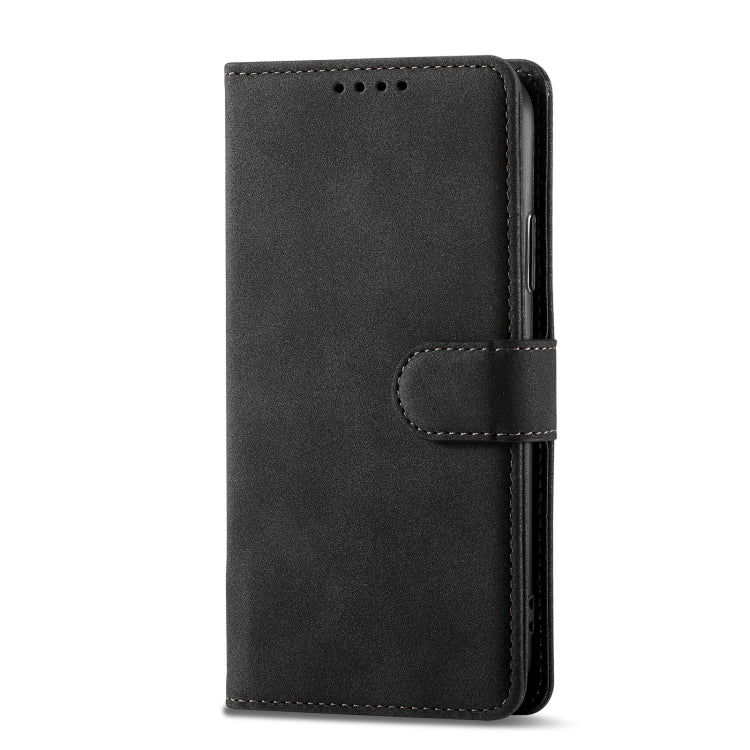 For iPhone XS Max Frosted Anti-theft Brush Horizontal Flip Leather Case with Holder & Card Slots & Wallet
