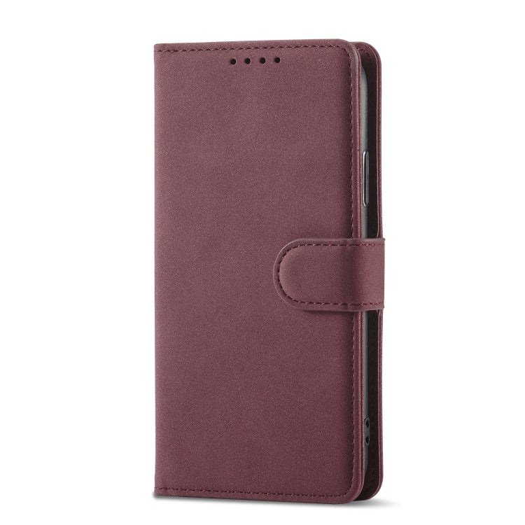 For iPhone XR Frosted Anti-theft Brush Horizontal Flip Leather Case with Holder & Card Slots & Wallet