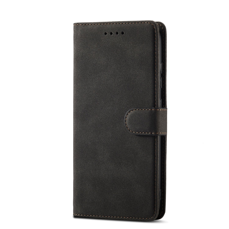 For Samsung Galaxy A52 5G/4G Frosted Anti-theft Brush Horizontal Flip Leather Case with Holder & Card Slots & Wallet