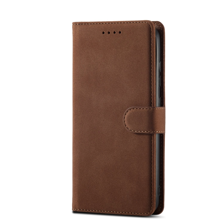 For Samsung Galaxy A52 5G/4G Frosted Anti-theft Brush Horizontal Flip Leather Case with Holder & Card Slots & Wallet