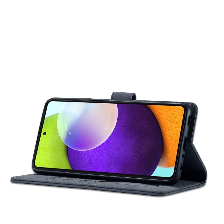 For Samsung Galaxy A52 5G/4G Frosted Anti-theft Brush Horizontal Flip Leather Case with Holder & Card Slots & Wallet