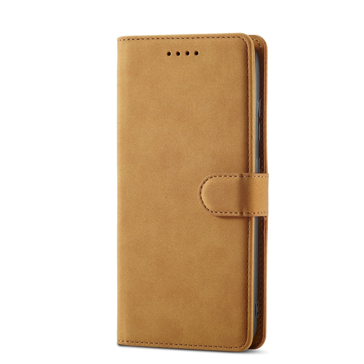 For Samsung Galaxy A52 5G/4G Frosted Anti-theft Brush Horizontal Flip Leather Case with Holder & Card Slots & Wallet
