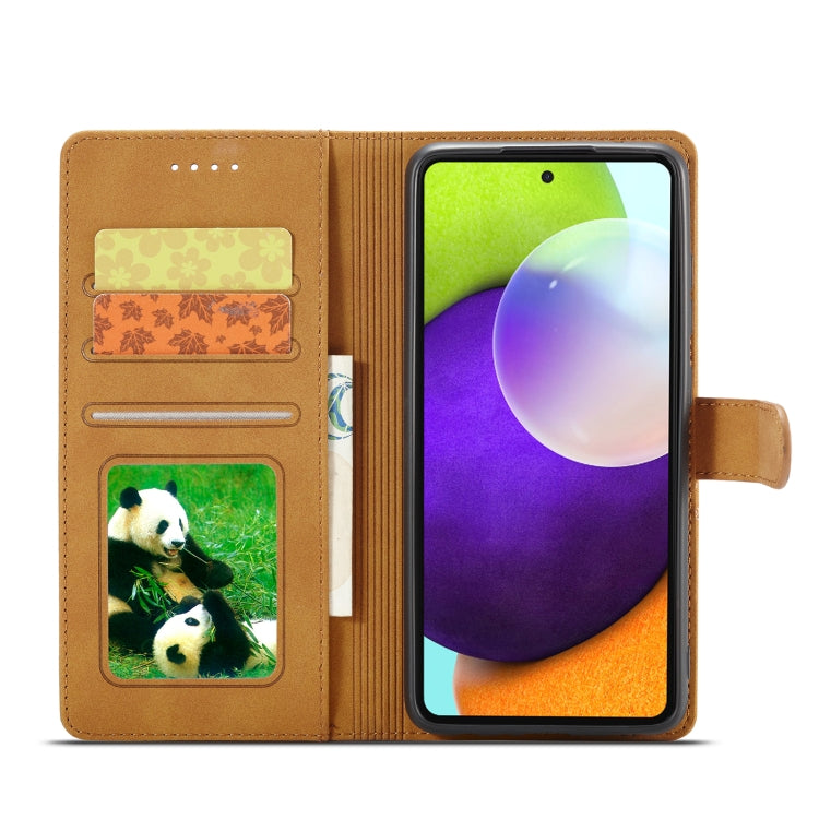 For Samsung Galaxy A52 5G/4G Frosted Anti-theft Brush Horizontal Flip Leather Case with Holder & Card Slots & Wallet