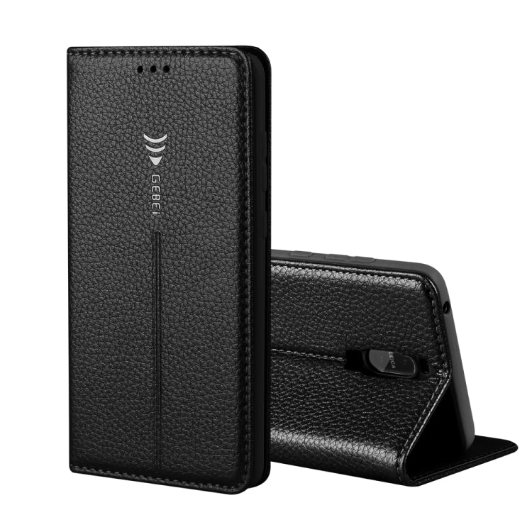 For Huawei Mate 9 Pro GEBEI PU+TPU Horizontal Flip Protective Case with Holder & Card Slots