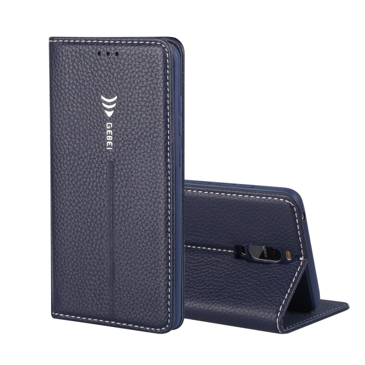 For Huawei Mate 9 Pro GEBEI PU+TPU Horizontal Flip Protective Case with Holder & Card Slots