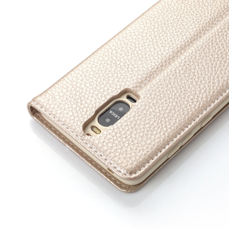 For Huawei Mate 9 Pro GEBEI PU+TPU Horizontal Flip Protective Case with Holder & Card Slots