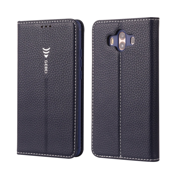 For Huawei Mate 10 GEBEI PU+TPU Horizontal Flip Protective Case with Holder & Card Slots