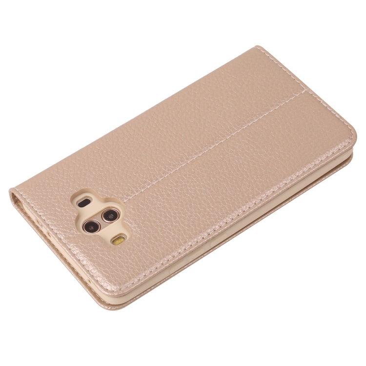 For Huawei Mate 10 GEBEI PU+TPU Horizontal Flip Protective Case with Holder & Card Slots