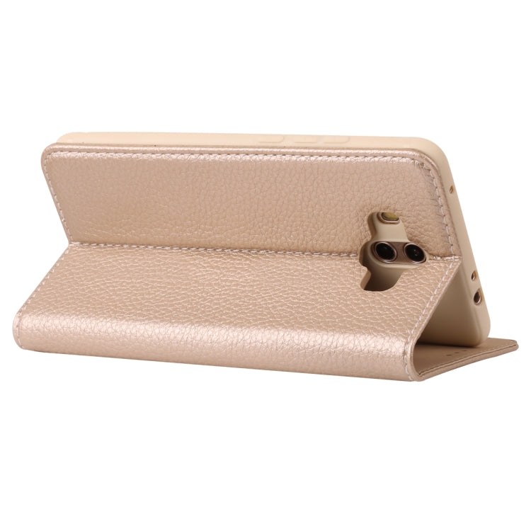 For Huawei Mate 10 GEBEI PU+TPU Horizontal Flip Protective Case with Holder & Card Slots