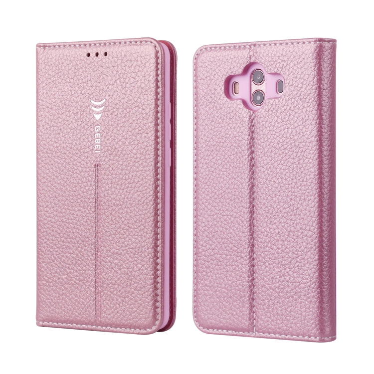 For Huawei Mate 10 GEBEI PU+TPU Horizontal Flip Protective Case with Holder & Card Slots