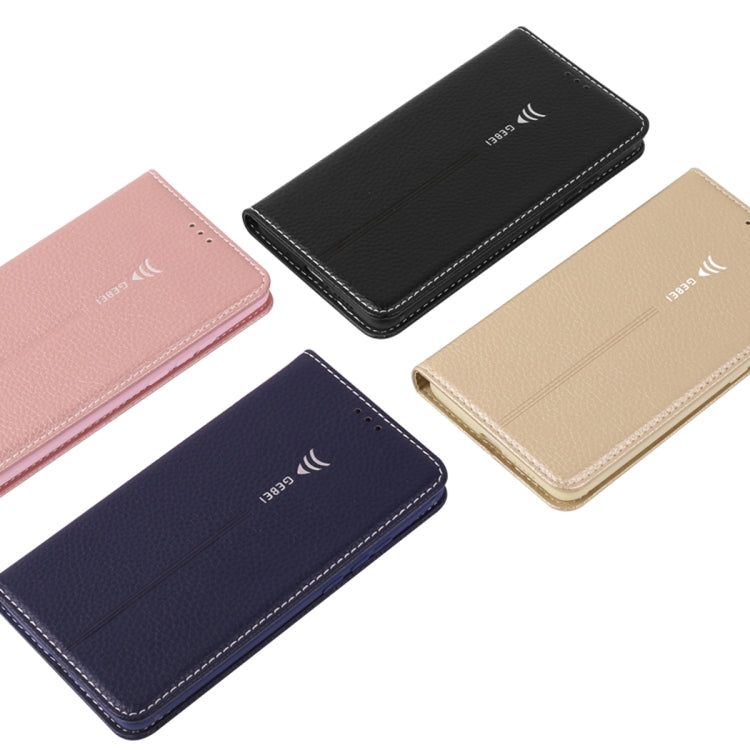 For Huawei Mate 10 GEBEI PU+TPU Horizontal Flip Protective Case with Holder & Card Slots