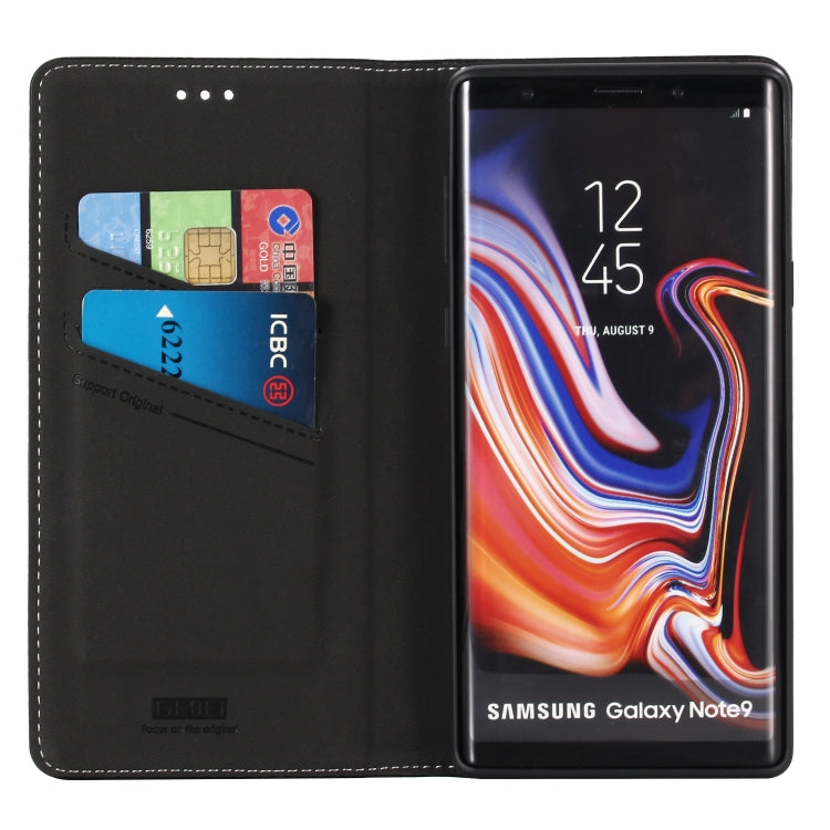 For Galaxy Note 9 GEBEI PU+TPU Horizontal Flip Protective Case with Holder & Card Slots