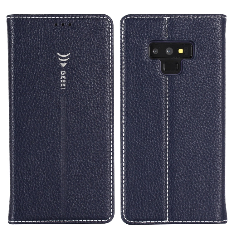 For Galaxy Note 9 GEBEI PU+TPU Horizontal Flip Protective Case with Holder & Card Slots