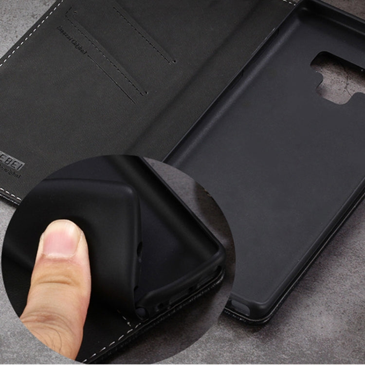 For Galaxy Note 9 GEBEI PU+TPU Horizontal Flip Protective Case with Holder & Card Slots
