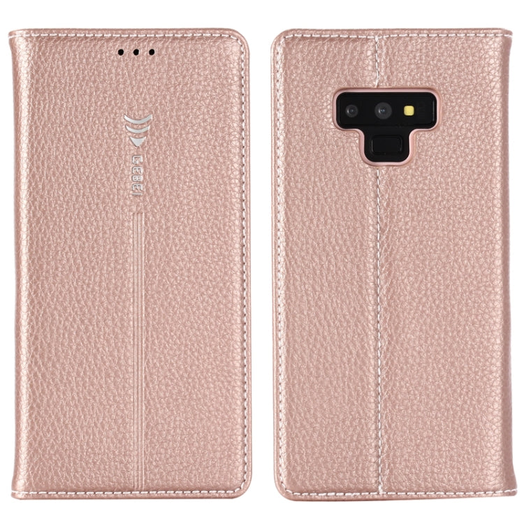 For Galaxy Note 9 GEBEI PU+TPU Horizontal Flip Protective Case with Holder & Card Slots