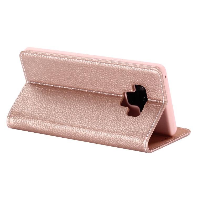 For Galaxy Note 9 GEBEI PU+TPU Horizontal Flip Protective Case with Holder & Card Slots