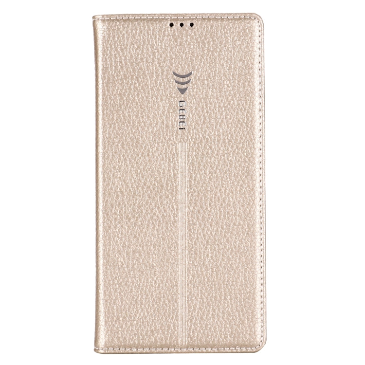 For Galaxy Note 10+ GEBEI PU+TPU Horizontal Flip Protective Case with Holder & Card Slots