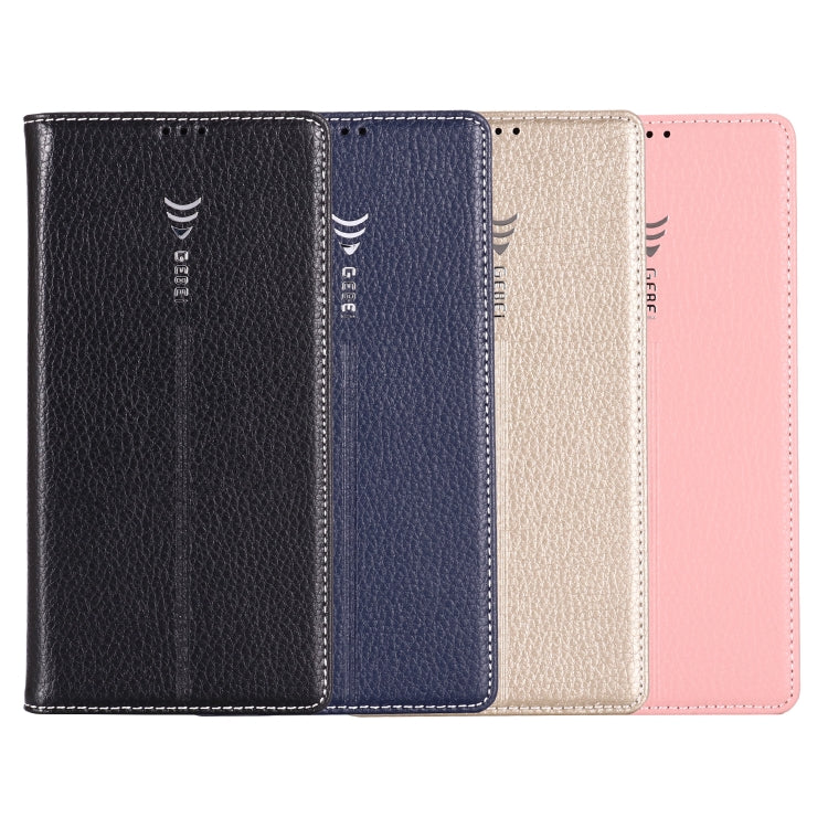 For Galaxy Note 10+ GEBEI PU+TPU Horizontal Flip Protective Case with Holder & Card Slots
