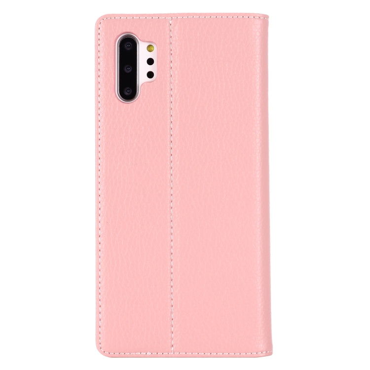 For Galaxy Note 10+ GEBEI PU+TPU Horizontal Flip Protective Case with Holder & Card Slots