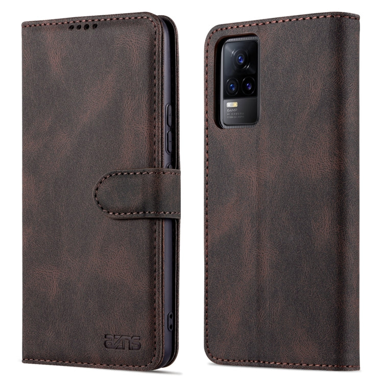 For vivo V21e 4G / Y73 2021 AZNS Dream II Skin Feel PU+TPU Horizontal Flip Leather Case with Holder & Card Slots & Wallet