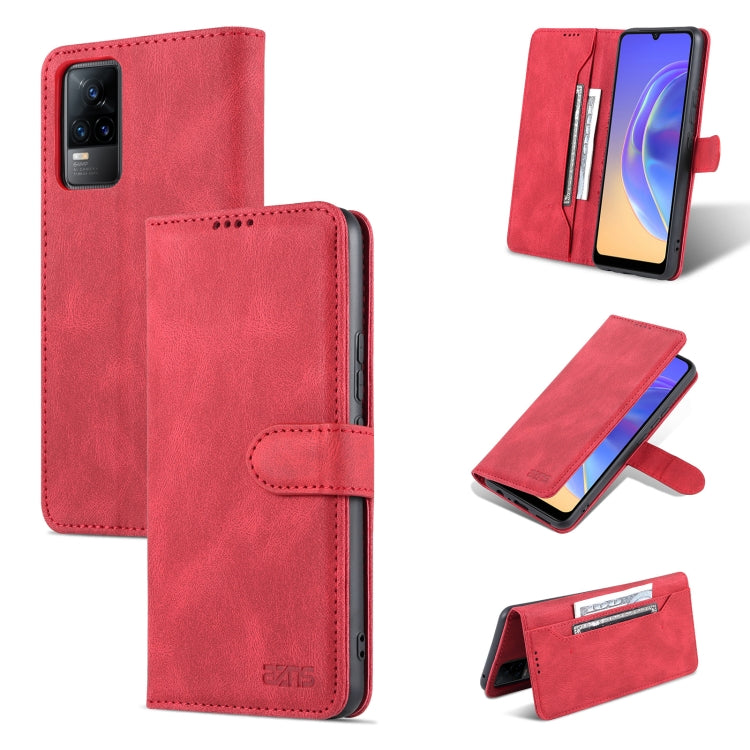 For vivo V21e 4G / Y73 2021 AZNS Dream II Skin Feel PU+TPU Horizontal Flip Leather Case with Holder & Card Slots & Wallet
