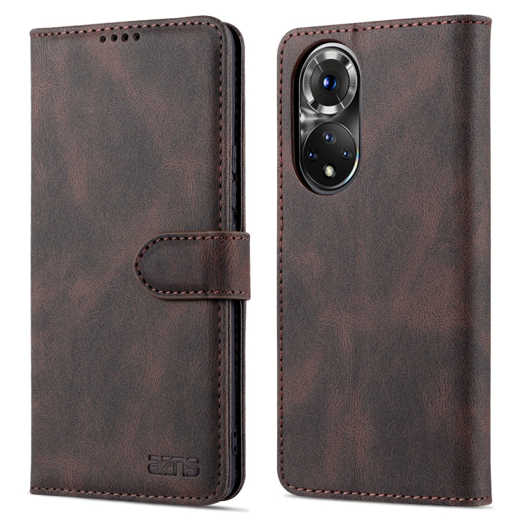 For Honor 50 AZNS Dream II Skin Feel PU+TPU Horizontal Flip Leather Case with Holder & Card Slots & Wallet